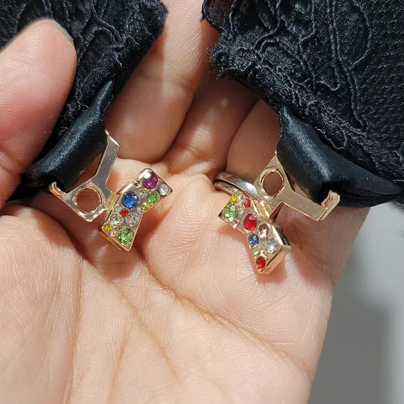 Savage X Fenty Romantic Corded Lace Front-Closure Push-Up Bra Black - Picture 10 of 17